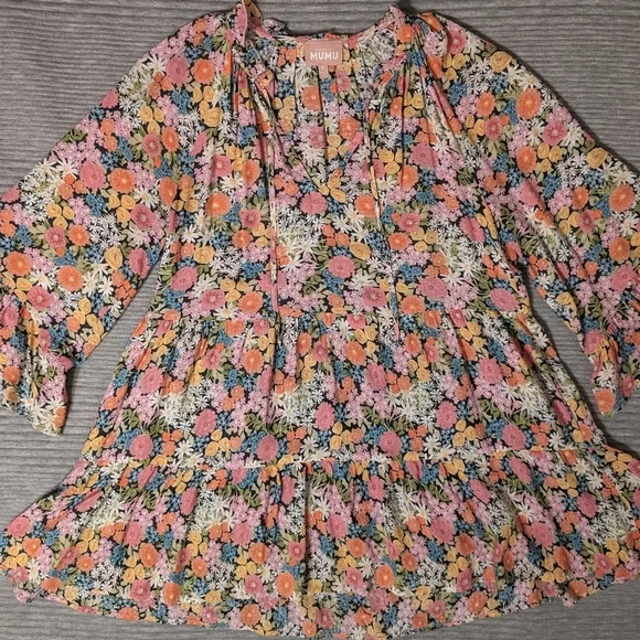 Show Me Your Mumu Viola Mini Dress in Wild Flora - Picture 5 of 11